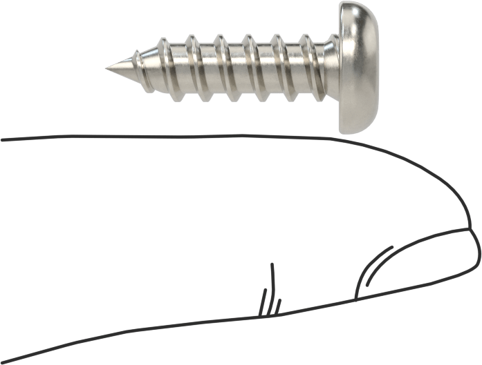 Sac Metal için Kare Tahrikli Yuvarlak Başlı Vidalar, Süper Korozyona Dayanıklı 316 Paslanmaz Çelik, 12 Numaralı Boyut, 3/4" Uzunluk