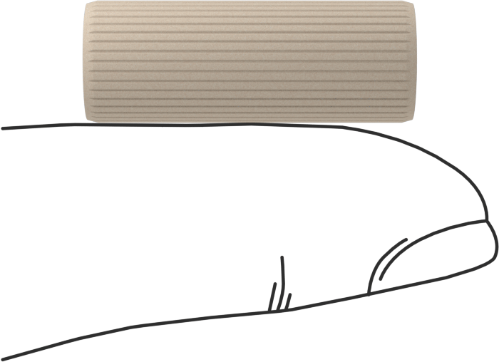 Ahşap Dübeller, 3/8" Çap, 1" Uzunluk