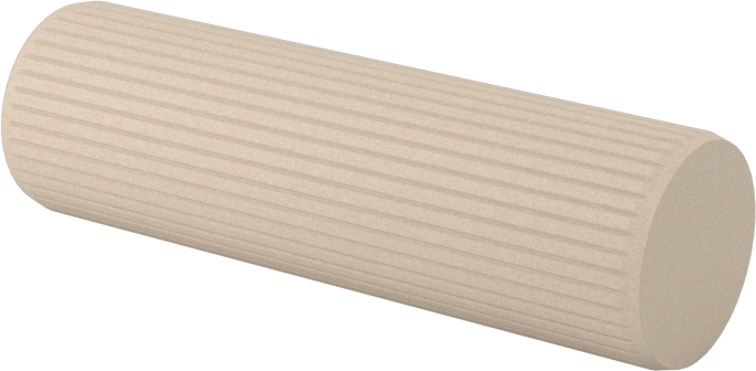 Ahşap Dübeller, 3/8" Çap, 1-1/4" Uzunluk