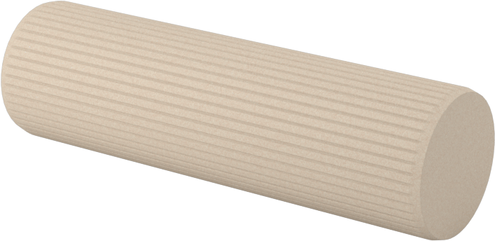 Ahşap Dübeller, 7/16" Çap, 1-1/2" Uzunluk