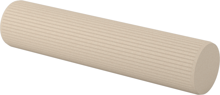 Ahşap Dübeller, 7/16" Çap, 2" Uzunluk