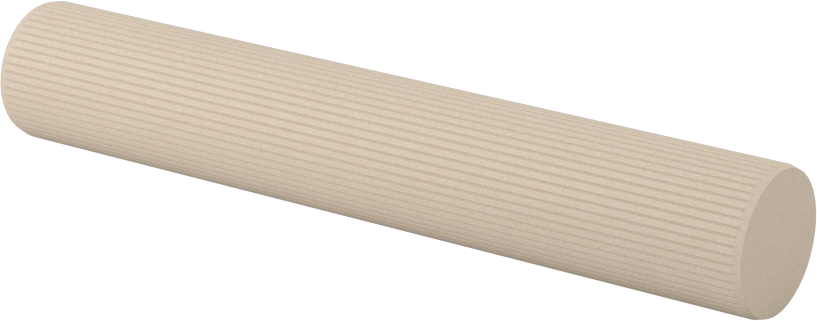 Ahşap Dübeller, 1/2" Çap, 3" Uzunluk