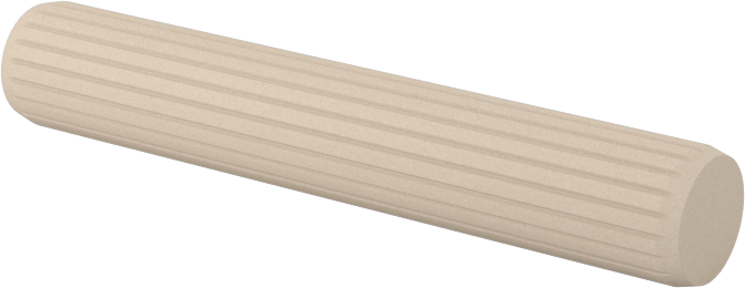 Ahşap Dübeller, 5 mm Çap, 30 mm Uzunluk