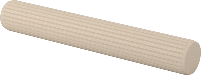 Ahşap Dübeller, 6 mm Çap, 40 mm Uzunluk