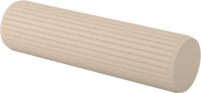 Ahşap Dübeller, 8 mm Çap, 30 mm Uzunluk