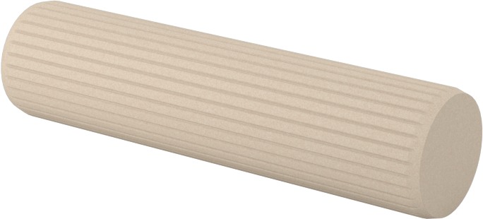 Ahşap Dübeller, 8 mm Çap, 32 mm Uzunluk