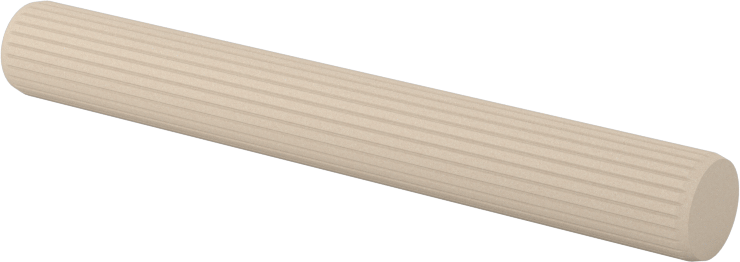 Ahşap Dübeller, 1/4" Çap, 2" Uzunluk