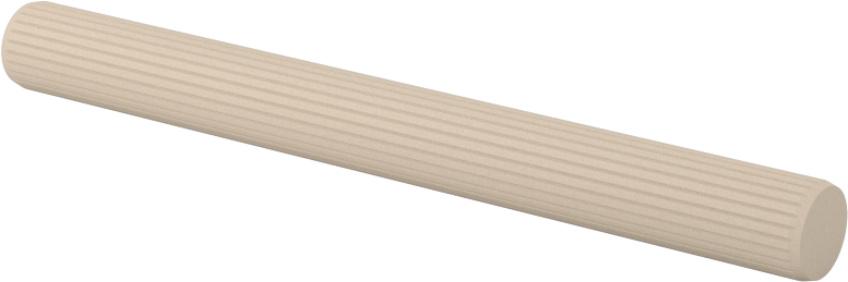 Ahşap Dübeller, 1/4" Çap, 2-1/2" Uzunluk