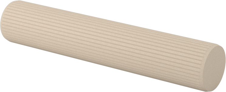 Ahşap Dübeller, 3/8" Çap, 2" Uzunluk