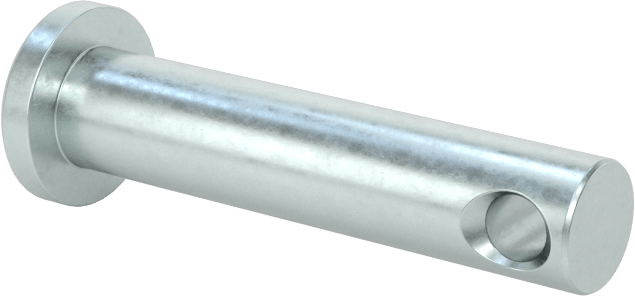 Çinko Kaplı Karbon Çelik Çatal Pim, 3/16" Çap, 11/16" Kullanılabilir Uzunluk