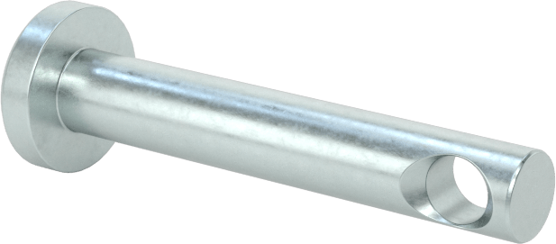 Çinko Kaplı Karbon Çelik Çatal Pim, 1/8" Çap, 9/16" Kullanılabilir Uzunluk