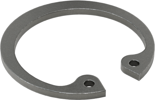 Ağır Hizmet İç Tutma Halkaları, 28 mm iç çap için, Siyah Fosfat 1060-1090 Yay Çeliği