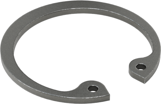 Ağır Hizmet İç Tutma Halkaları, 38 mm İç Çap için, Siyah Fosfat 1060-1090 Yay Çeliği