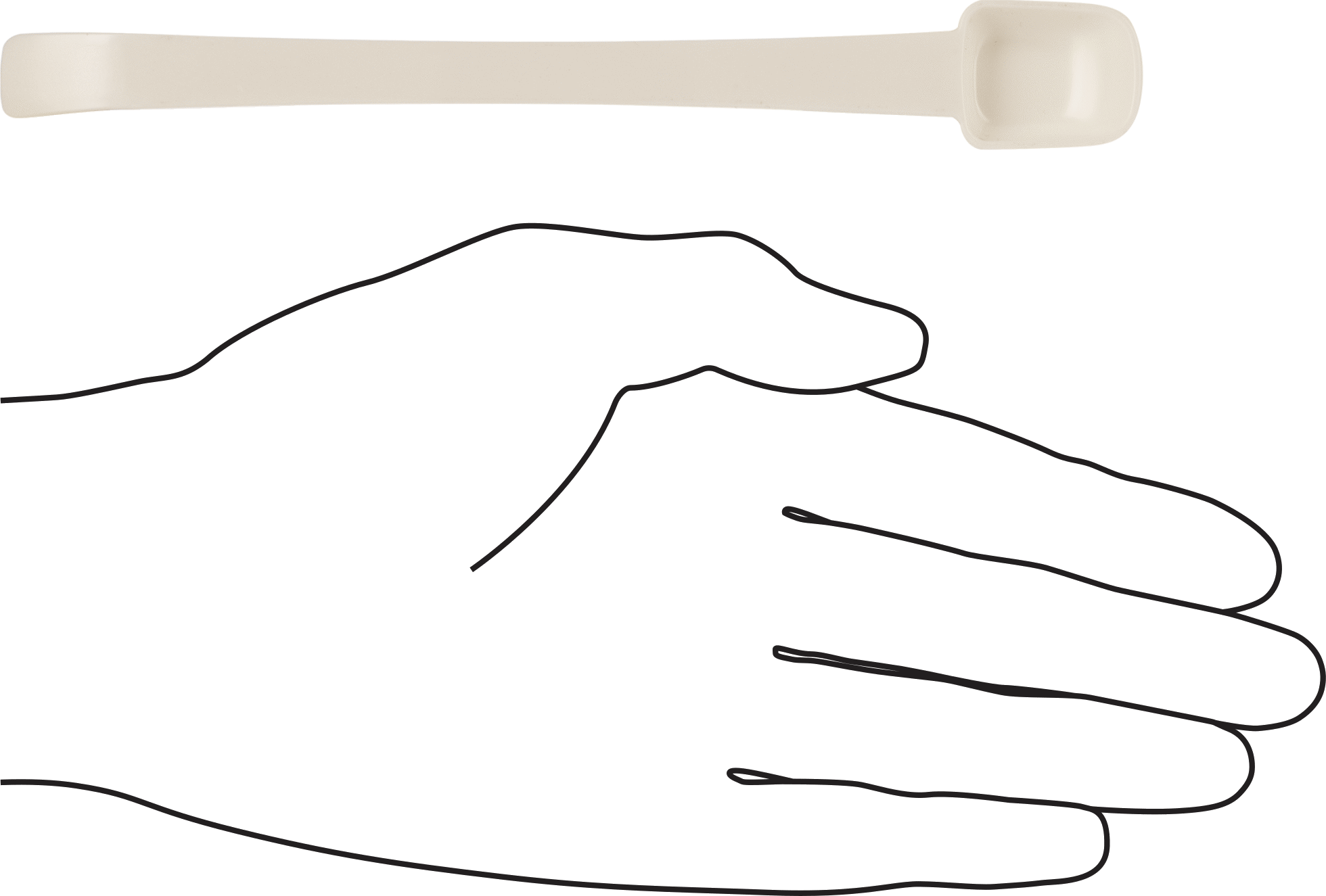 Steril Plastik Örnekleme Kaşığı, 1/2 TSP.