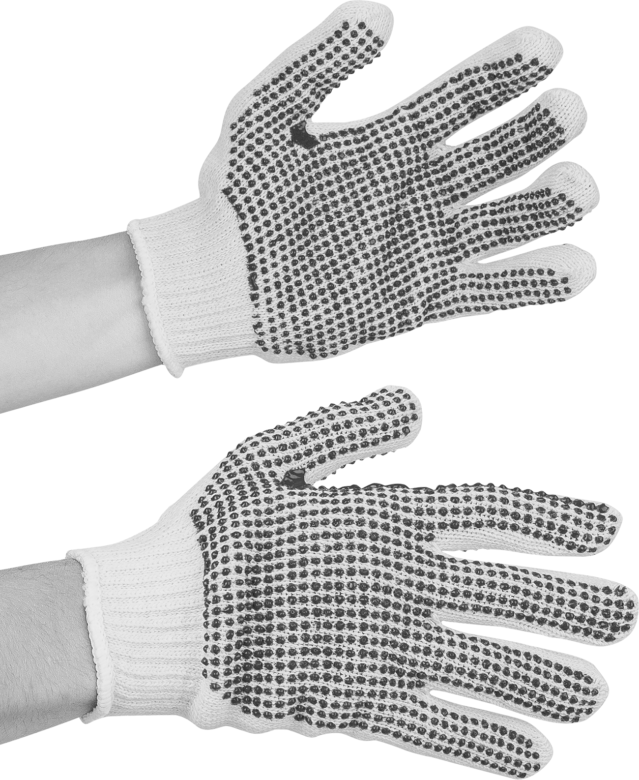 Cotton/Polyester with Full Dot Grip