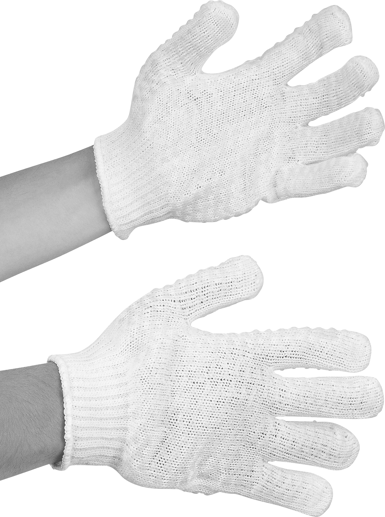 Cotton/Polyester with Full Criss-Cross Grip