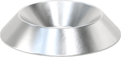 Son İşlem Pulu, Alüminyum, M5 Vida Boyutu için, 5.3 mm ID, 16.0 mm OD