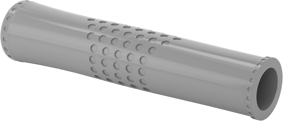 Yuvarlak Tutamaklar, Çukurlu, 5/8" Dış Çap için