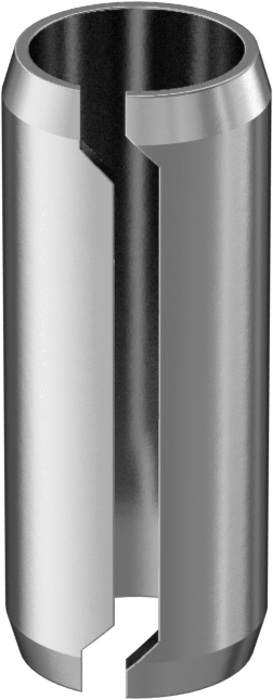 Metal için Dişsiz Çinko Kaplı Çelik Ek Parçalar, 5/16" Vida Boyutu için, 1" Uzunluk