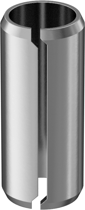 Metal için Dişsiz Çinko Kaplı Çelik Ek Parçalar, 1/2" Vida Boyutu için, 1-1/2" Uzunluk