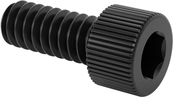 Naylon Soket Başlı Vidalar, 4-40 Diş Boyutu, 9/32" Uzunluk