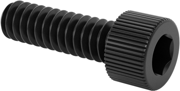 Naylon Soket Başlı Vidalar, 4-40 Diş Boyutu, 3/8" Uzunluk
