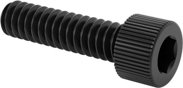 Naylon Soket Başlı Vidalar, 4-40 Diş Boyutu, 7/16" Uzunluk