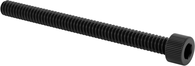 Naylon Soket Başlı Vidalar, 4-40 Diş Boyutu, 1-3/8" Uzunluk