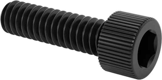 Naylon Soket Başlı Vidalar, 2-56 Diş Boyutu, 5/16" Uzunluk