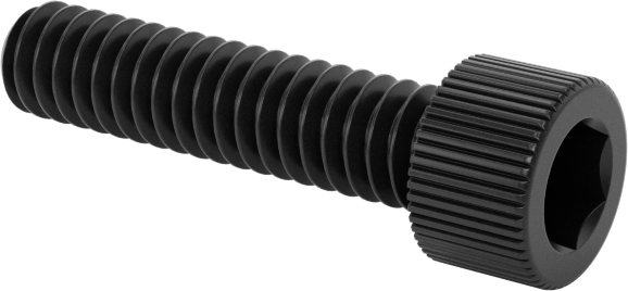 Naylon Soket Başlı Vidalar, 2-56 Diş Boyutu, 3/8" Uzunluk