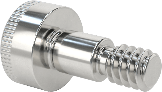 316 Paslanmaz Çelik Omuzlu Vida, 1/8" Omuz Çapı, 5/32" Omuz Uzunluğu, 4-40 Diş