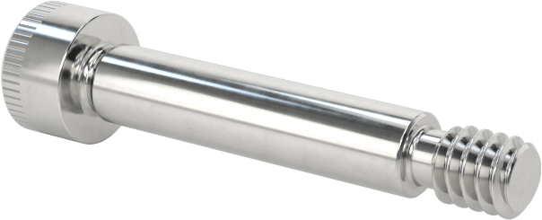 316 Paslanmaz Çelik Omuzlu Vida, 3/32" Omuz Çapı, 7/16" Omuz Uzunluğu, 2-56 Diş Boyutu