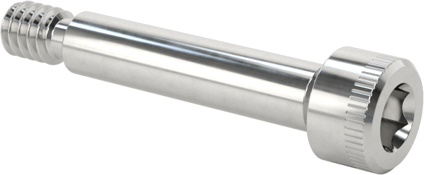 316 Paslanmaz Çelik Omuzlu Vida, 3/32" Omuz Çapı, 7/16" Omuz Uzunluğu, 2-56 Diş Boyutu