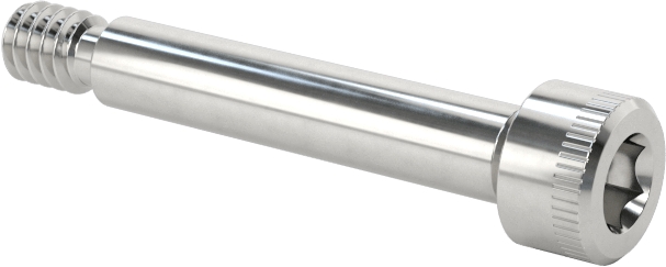 316 Paslanmaz Çelik Omuzlu Vida, 3/32" Omuz Çapı, 1/2" Omuz Uzunluğu, 2-56 Diş Boyutu