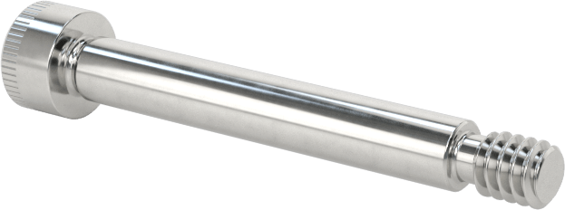 316 Paslanmaz Çelik Omuzlu Vida, 3/32" Omuz Çapı, 5/8" Omuz Uzunluğu, 2-56 Diş Boyutu