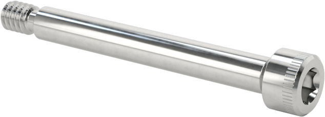 316 Paslanmaz Çelik Omuzlu Vida, 3/32" Omuz Çapı, 3/4" Omuz Uzunluğu, 2-56 Diş Boyutu