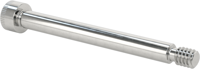 316 Paslanmaz Çelik Omuzlu Vida, 3/32" Omuz Çapı, 7/8" Omuz Uzunluğu, 2-56 Diş Boyutu