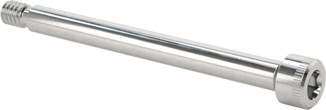316 Paslanmaz Çelik Omuzlu Vida, 3/32" Omuz Çapı, 1" Omuz Uzunluğu, 2-56 Diş Boyutu