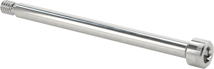 316 Paslanmaz Çelik Omuzlu Vida, 3/32" Omuz Çapı, 1-1/4" Omuz Uzunluğu, 2-56 Diş Boyutu