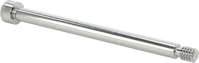 316 Paslanmaz Çelik Omuzlu Vida, 3/32" Omuz Çapı, 1-1/4" Omuz Uzunluğu, 2-56 Diş Boyutu
