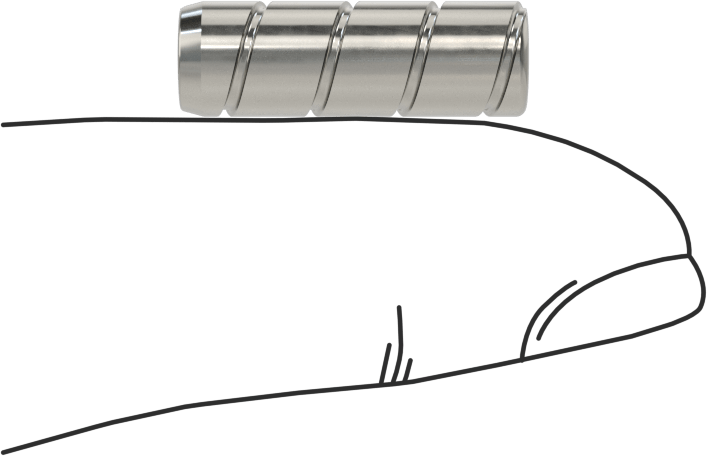 Spiral Şaftlı Havalandırmalı Çekilebilir Pim, 18-8 Paslanmaz Çelik, 1/4" Çap, 3/4" Uzunluk
