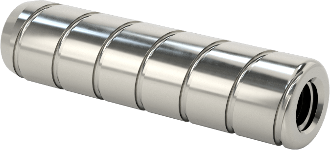 Spiral Şaftlı Havalandırmalı Çekilebilir Pim, 18-8 Paslanmaz Çelik, 5/16" Çap, 1-1/4" Uzunluk
