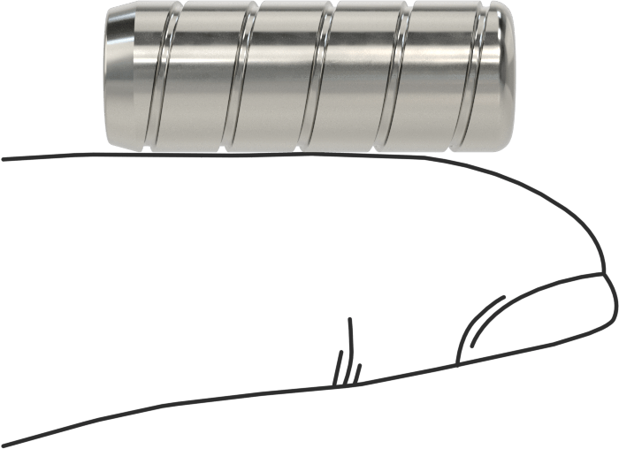 Spiral Şaftlı Havalandırmalı Çekilebilir Pim, 18-8 Paslanmaz Çelik, 3/8" Çap, 1" Uzunluk