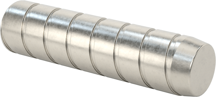 Spiral Şaftlı Havalandırmalı Çekilebilir Pim, 18-8 Paslanmaz Çelik, 3/8" Çap, 1-1/2" Uzunluk