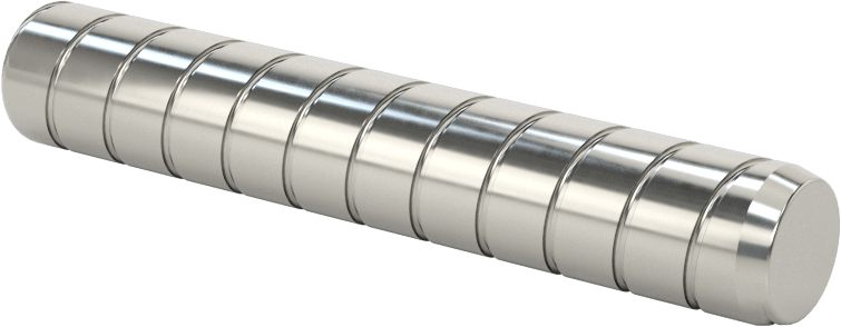 Spiral Şaftlı Havalandırmalı Çekilebilir Pim, 18-8 Paslanmaz Çelik, 3/8" Çap, 2-1/4" Uzunluk
