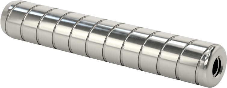 Spiral Şaftlı Havalandırmalı Çekilebilir Pim, 18-8 Paslanmaz Çelik, 3/8" Çap, 2-1/4" Uzunluk
