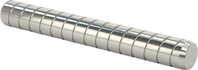 Spiral Şaftlı Havalandırmalı Çekilebilir Pim, 18-8 Paslanmaz Çelik, 3/8" Çap, 3" Uzunluk