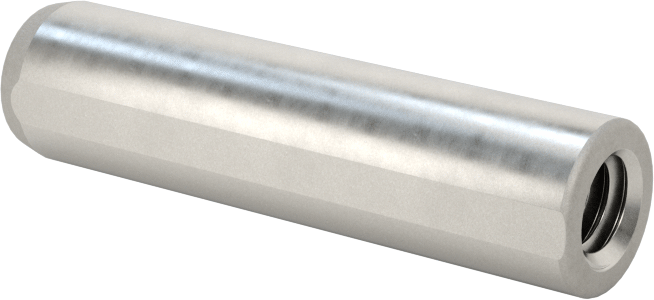 Düz Şaftlı Havalandırmalı Çekilebilir Pim, Yüksek Mukavemetli 4140 Alaşımlı Çelik, 1/4" Çap, 1" Uzunluk