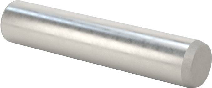 Düz Şaftlı Havalandırmalı Çekilebilir Pim, Yüksek Mukavemetli 4140 Alaşımlı Çelik, 1/4" Çap, 1-1/4" Uzunluk