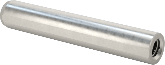 Düz Şaftlı Havalandırmalı Çekilebilir Pim, Yüksek Mukavemetli 4140 Alaşımlı Çelik, 1/4" Çap, 1-1/2" Uzunluk